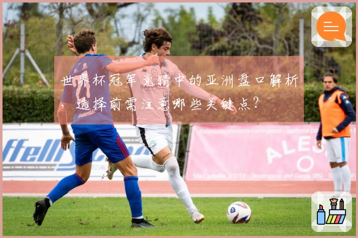 世界杯冠军竞猜中的亚洲盘口解析，选择前需注意哪些关键点？