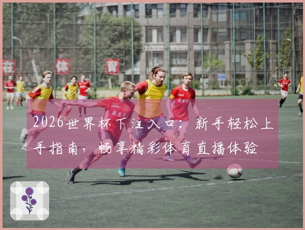 2026世界杯下注入口：新手轻松上手指南，畅享精彩体育直播体验